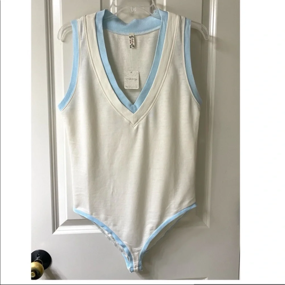 NWT Free People “Cozy Cool Girl” Bodysuit